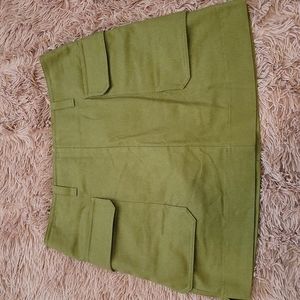 H&M Women's Army Green Mini Skirt. Size 8